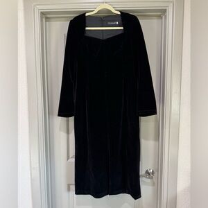 Velvet Dress Black size 2XL